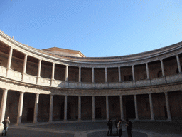 Inner courtyard of the Palace of Charles V at the Alhambra palace