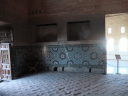 The Mexuar audience chamber and the entrance to the Oratory at the Alhambra palace