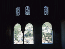 Windows in the Oratory at the Alhambra palace