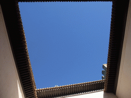 The roofs at the Patio del Cuarto Dorado courtyard at the Alhambra palace