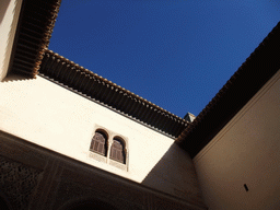 The roofs at the Patio del Cuarto Dorado courtyard at the Alhambra palace