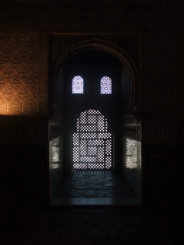 Window in the Salón de los Embajadores at the Alhambra palace