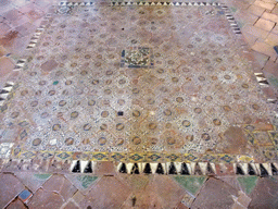 Floor mosaic at the Salón de los Embajadores at the Alhambra palace