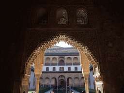 Gate from the Salón de los Embajadores to the Patio de los Arrayanes courtyard at the Alhambra palace