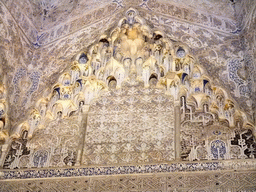 Relief at the ceiling of the Sala de los Abencerrajes at the Alhambra palace