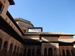 Roofs at the Patio de los Leones courtyard at the Alhambra palace