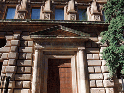 Door at the Palace of Charles V at the Alhambra palace