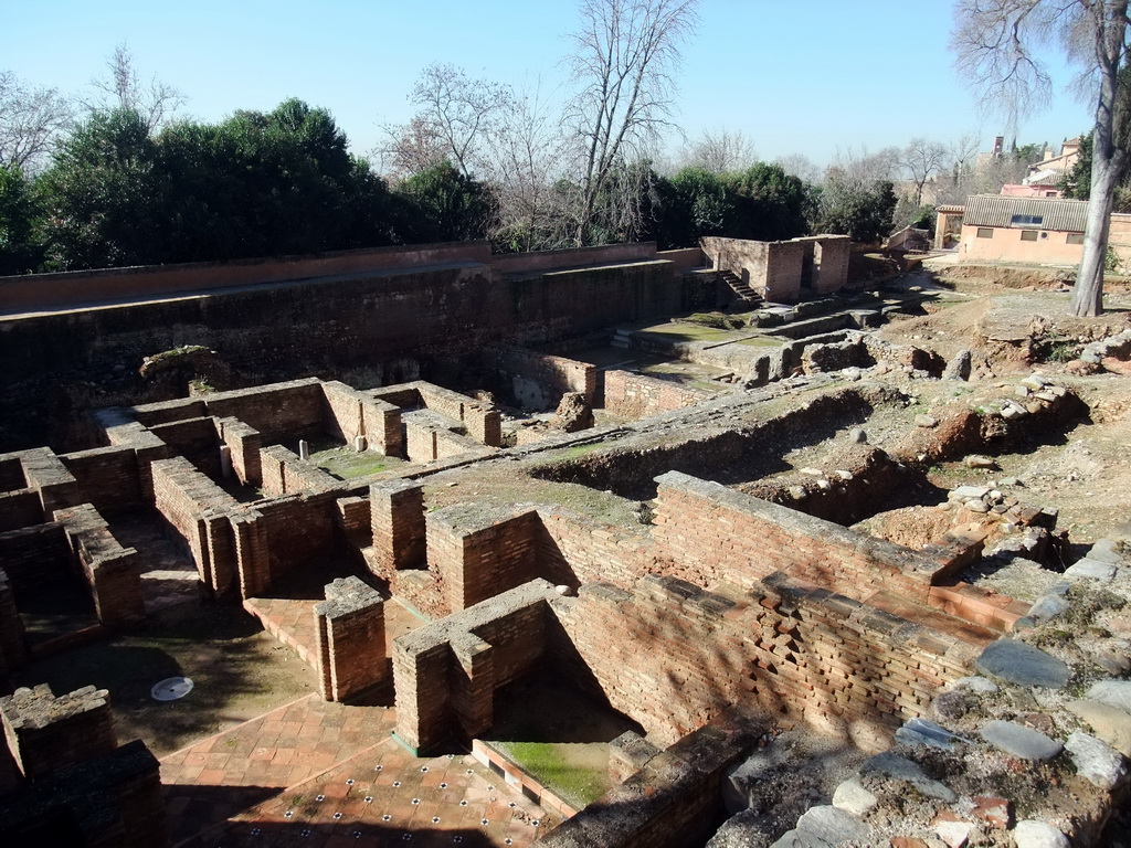 Ruins of the Palacio de los Abencerrajes at the Alhambra palace