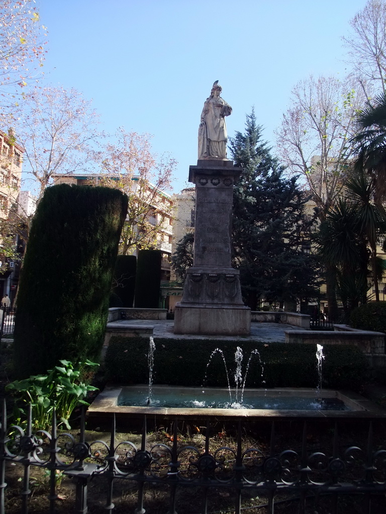 The Plaza de Mariana Pineda square, with a statue of Mariana Pineda