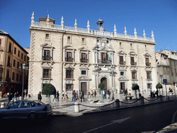 The Real Chancillería de Granada building at the Plaza Nueva square