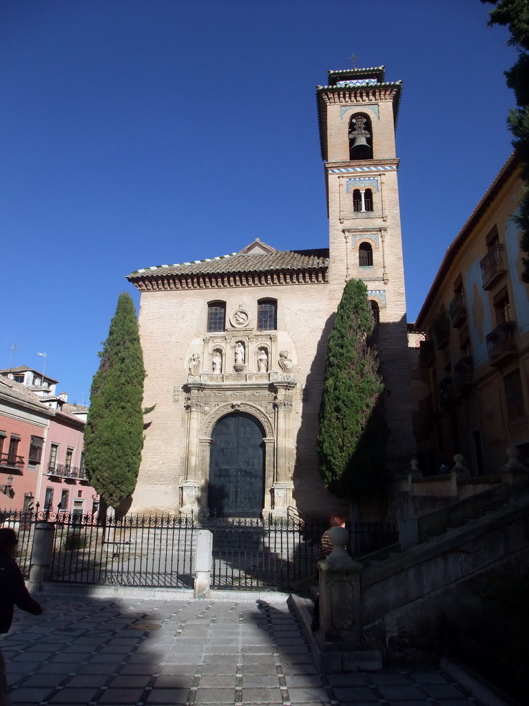 The Iglesia de San Gil y Santa Ana church at the Plaza de Santa Ana square