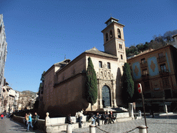 The Iglesia de San Gil y Santa Ana church at the Plaza de Santa Ana square