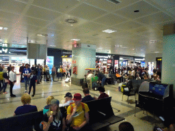 Interior of the Departures Hall of Tenerife South Airport