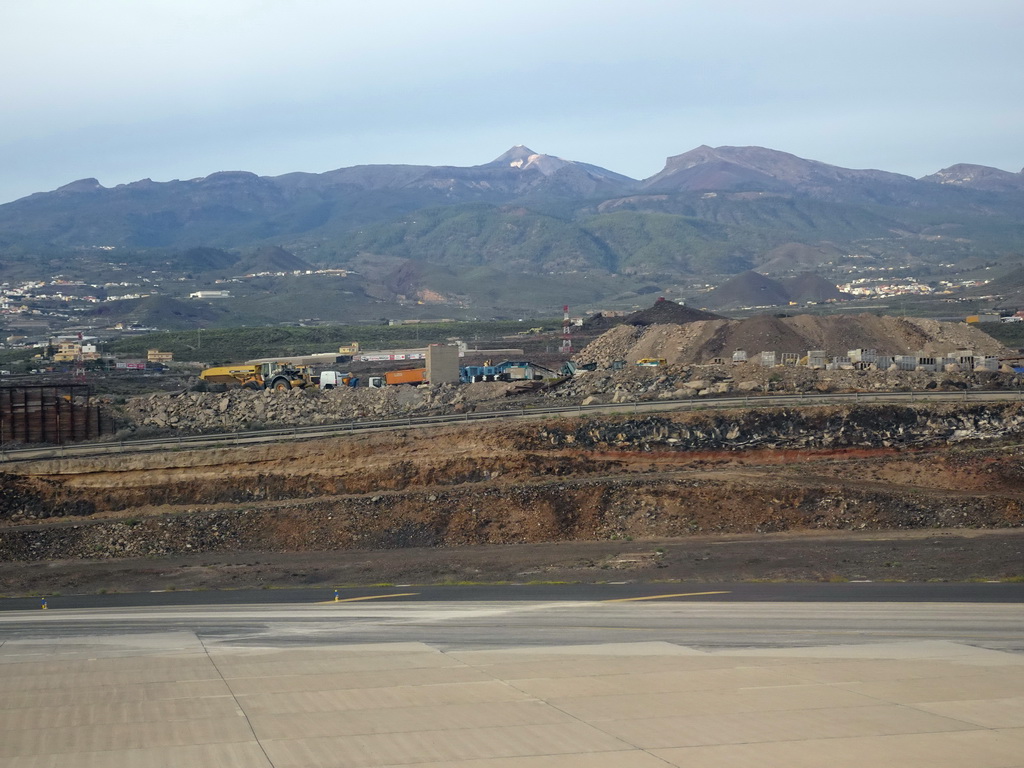 Mount Teide, viewed from the airplane to Amsterdam