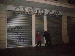 Paul, Rick and David in the shoppings streets of Grenoble