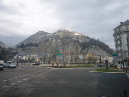 The Bastille, from the city center