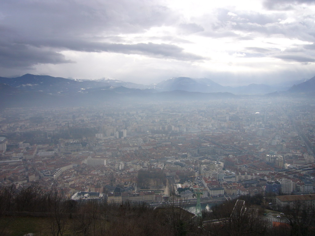 View on Grenoble from the Bastille