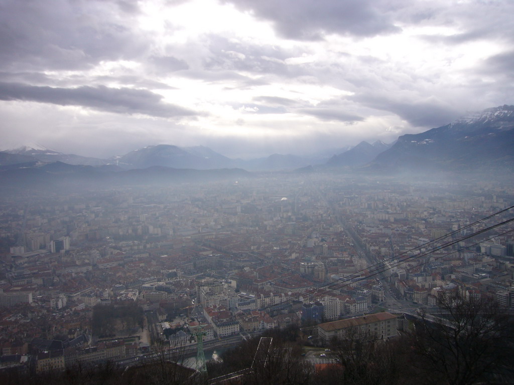 View on Grenoble from the Bastille