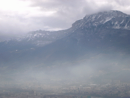 View on mountains from the Bastille