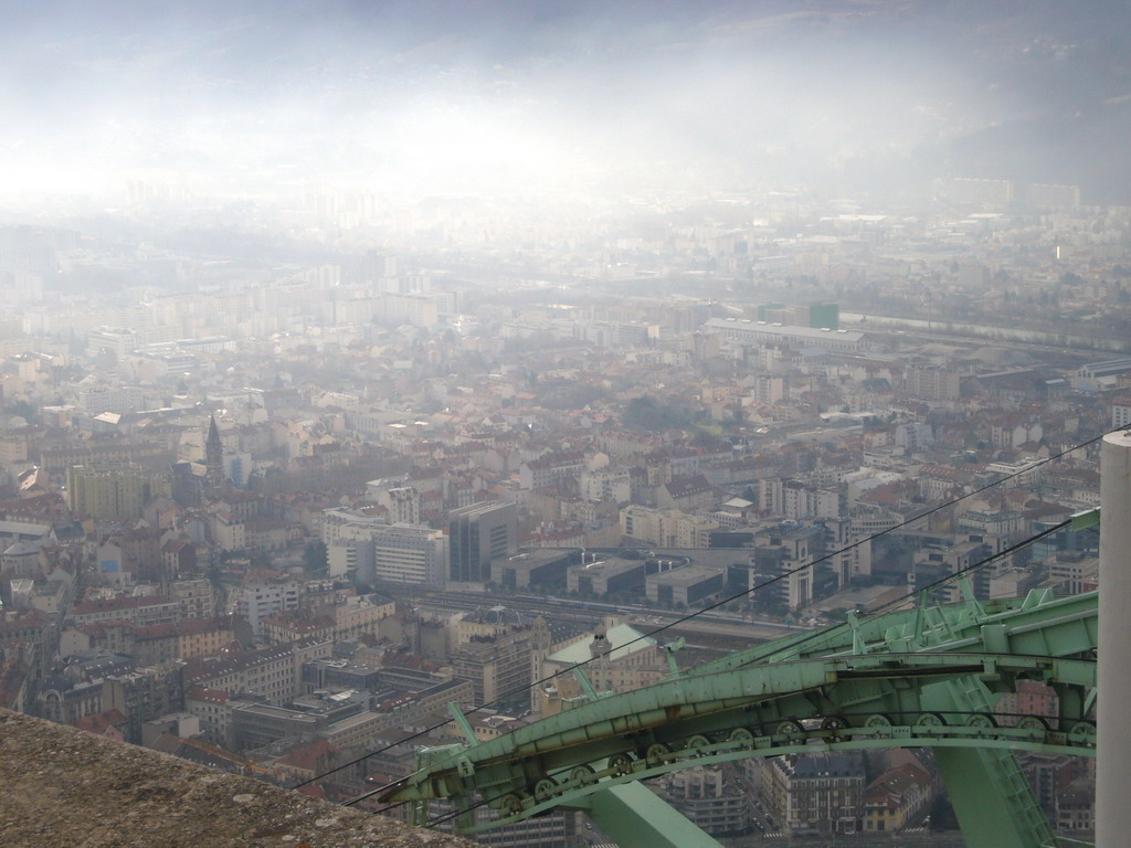 View on Grenoble from the Bastille