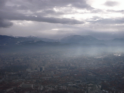 View on Grenoble from the Bastille