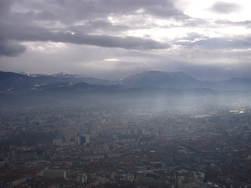 View on Grenoble from the Bastille