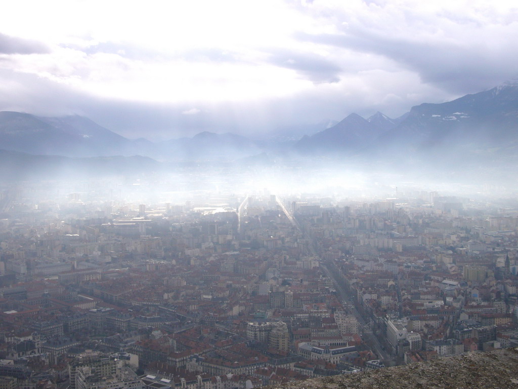 View on Grenoble from the Bastille