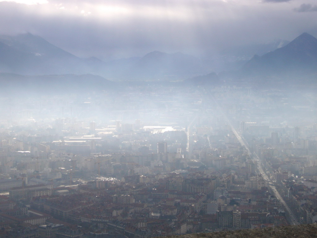 View on Grenoble from the Bastille