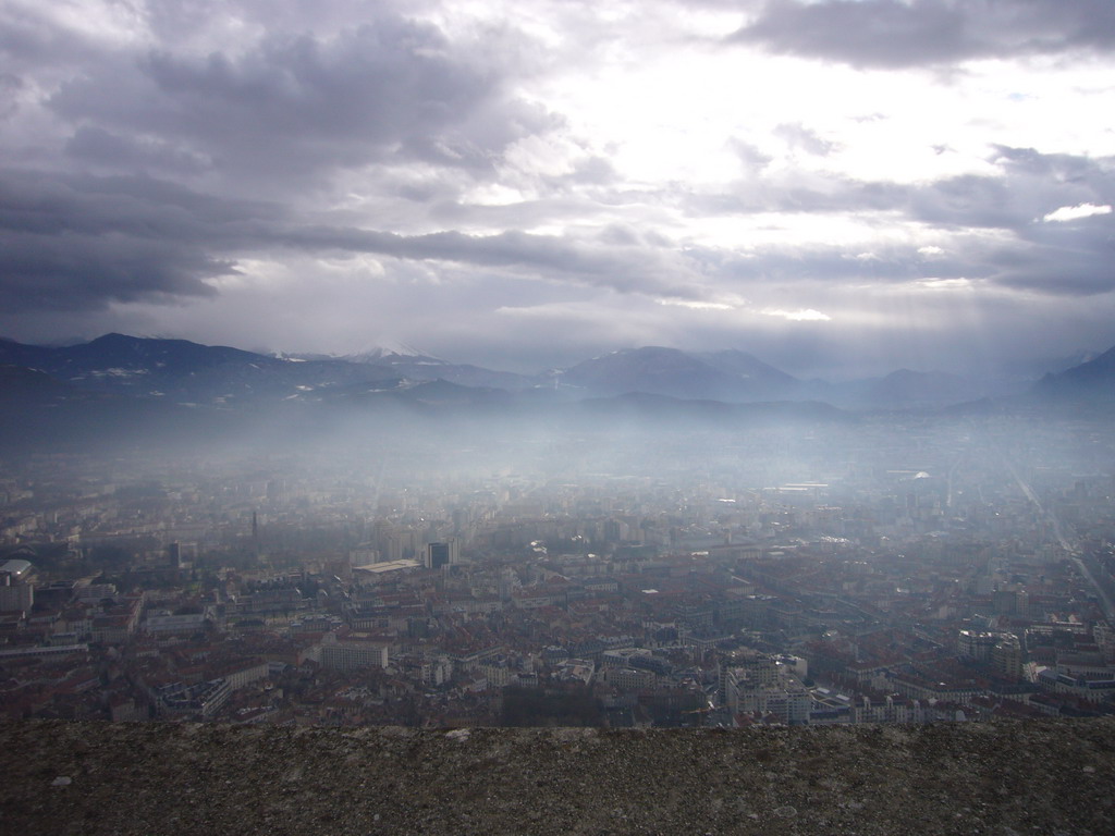 View on Grenoble from the Bastille