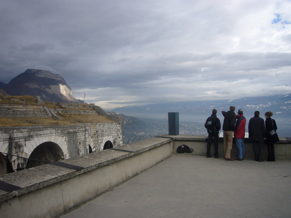 Rick, David and Paul at the top of the Bastille