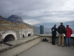 Rick, David and Paul at the top of the Bastille