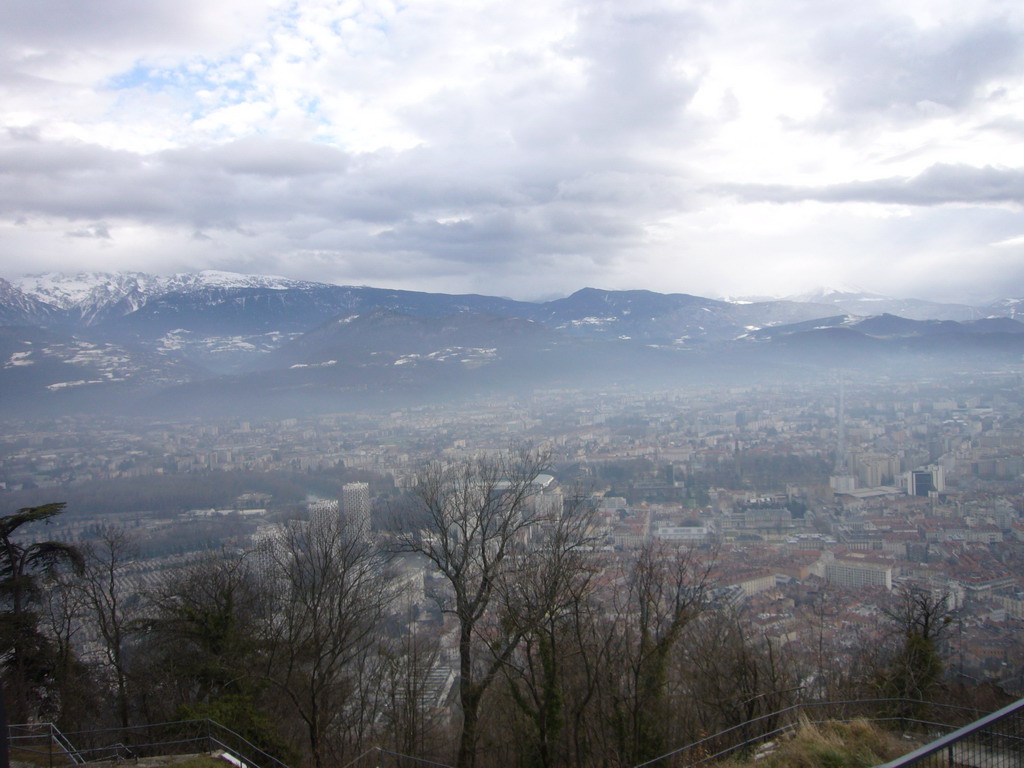 View on Grenoble from the Bastille