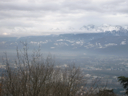 View on mountains from the Bastille