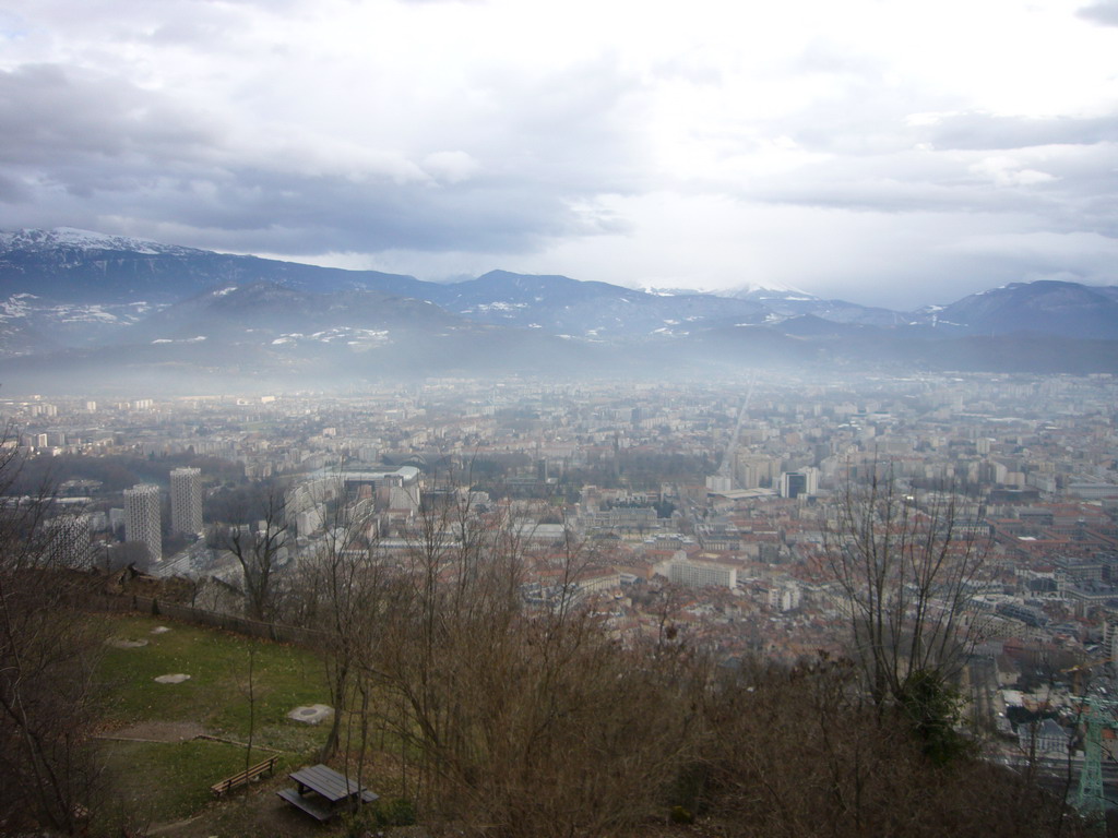 View on Grenoble from the Bastille