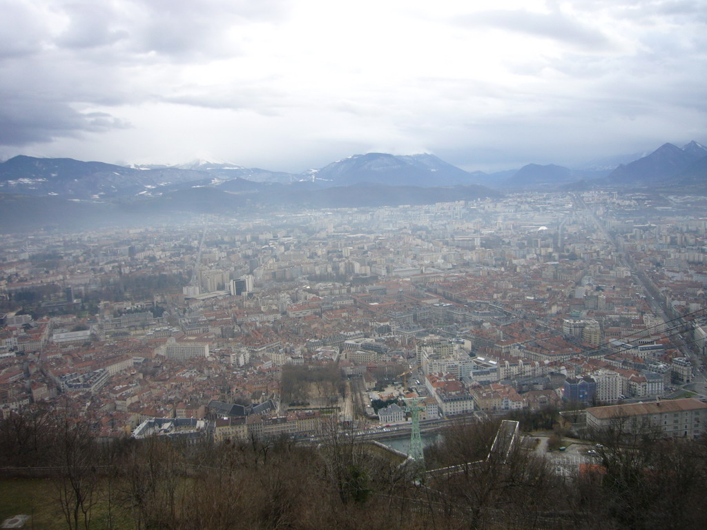 View on Grenoble from the Bastille