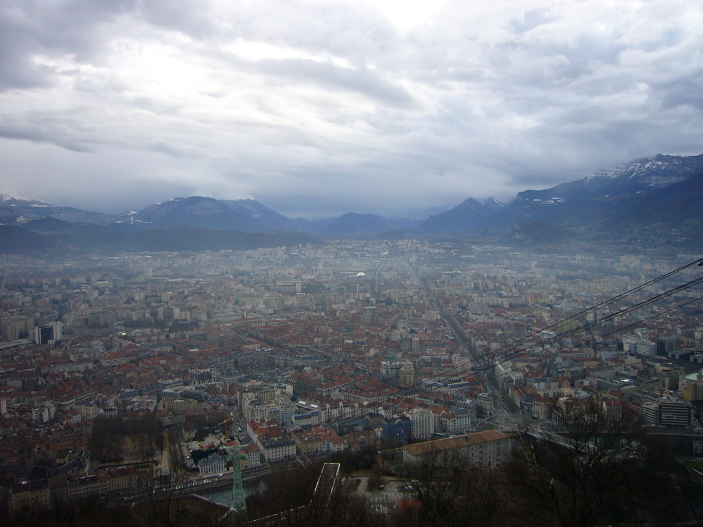 View on Grenoble from the Bastille