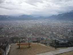 View on Grenoble from the Bastille