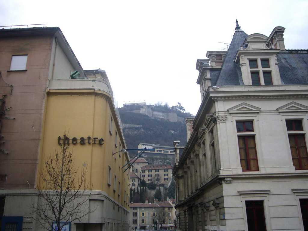 View on the Bastille from the city center