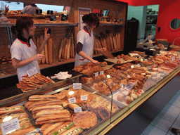 Inside the bakery `Sésame` in the Cours Berriat street