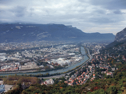 The northwest side of the city, viewed from the Terrasse des Géologues at the Bastille