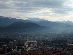 The southeast side of the city, viewed from the top of the Bastille