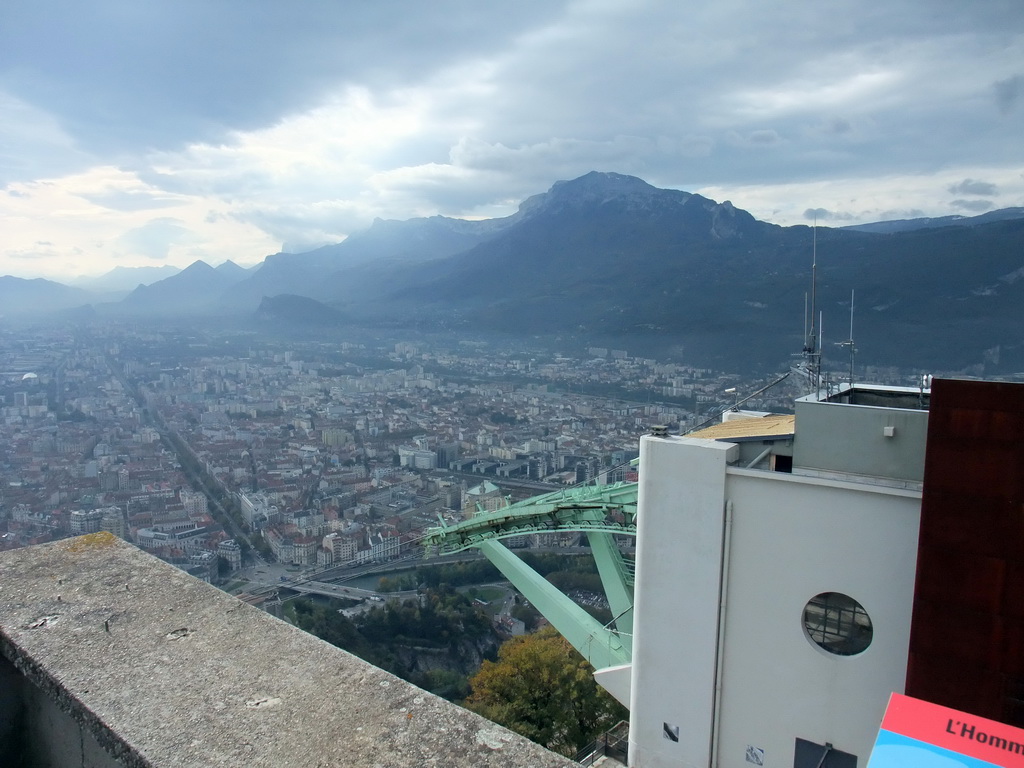 The southwest side of the city, viewed from the top of the Bastille