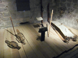 Hiking accessories in the Musée des Troupes de Montagne