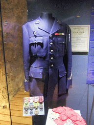 Soldier uniform and medals in the Musée des Troupes de Montagne
