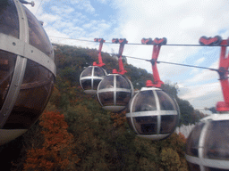 The cable lift to the Bastille, viewed from the cable lift from the Bastille