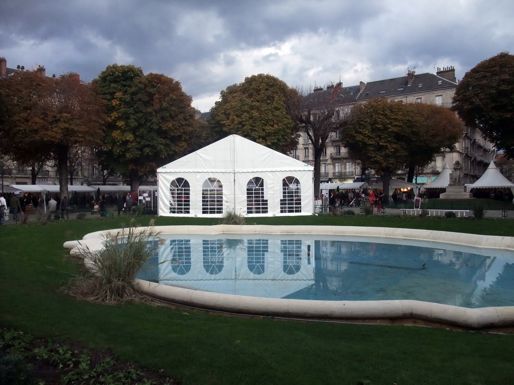 Pool at the Place Victor Hugo square