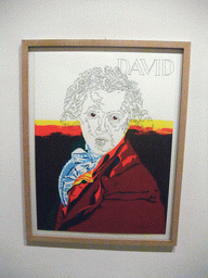 Painting `David`, at the Musée de la Révolution Française de Vizille