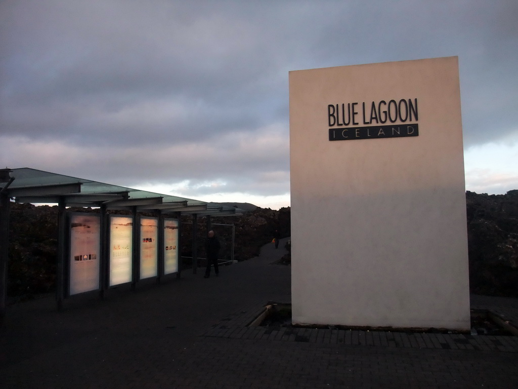 Entrance to the Blue Lagoon geothermal spa
