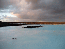 Water just outside the Blue Lagoon geothermal spa