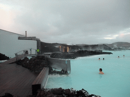 Miaomiao in the Blue Lagoon geothermal spa